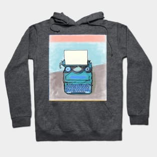 Writer's Muse -Corona Portable Typewriter Hoodie